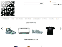 Tablet Screenshot of coolshoeshine.com